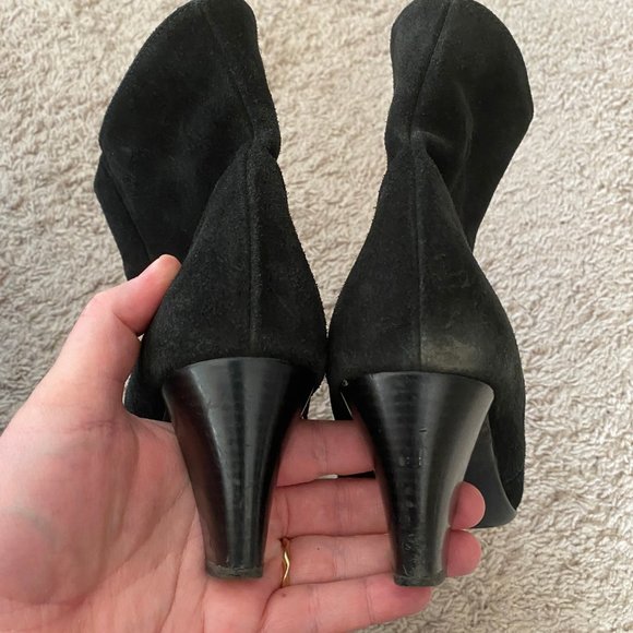 La CANADIENNE Black Boots Women Size 10 - Picture 10 of 11